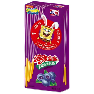 Spongebob Coated Sticks Blueberry 21 gr