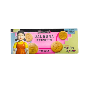 Yummers Squid Game Vanilla Dalgona Biscuits 140GR