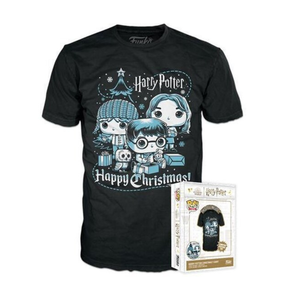Funko Boxed Tee: Harry Potter Holiday- Ron,Hermione,Harry (S)