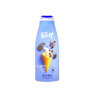 1+1 Δώρο KEFF Αφρόλουτρο Cookie Cream 500ml