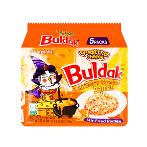 Samyang Buldak Hot Chicken Ramen Quatro Cheese  145 gr