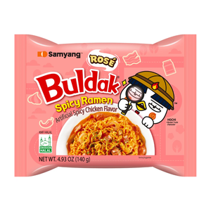 Samyang Buldak Hot Chicken Stir - Fried Ramen Rose 140 gr