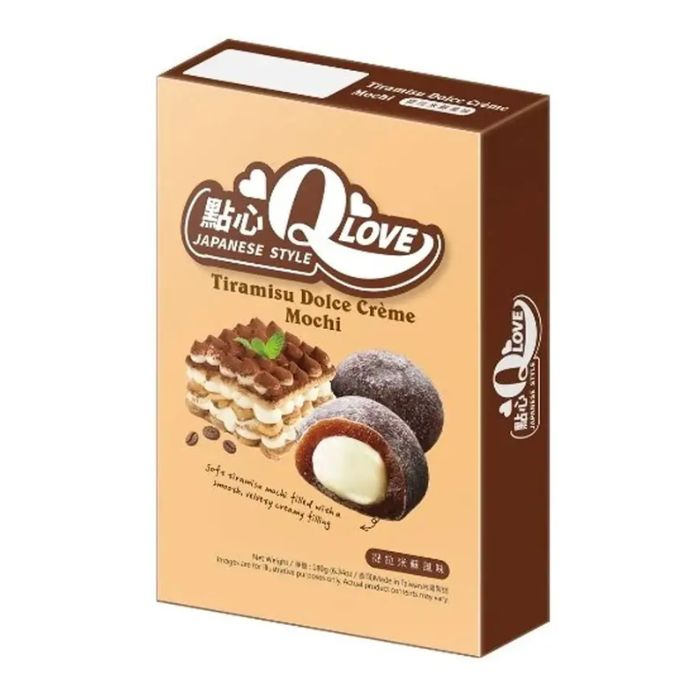 Qlove Tiramisu Dolce Creme Deluxe Mochi 180 gr