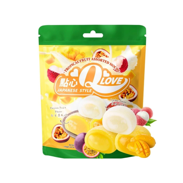 Qlove Tropical Fruit Assorted Mixed Mochi 120g