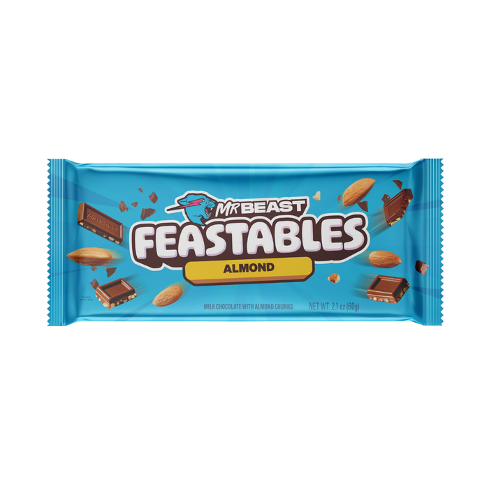 MrBeast Feastables Milk Almond 60gr