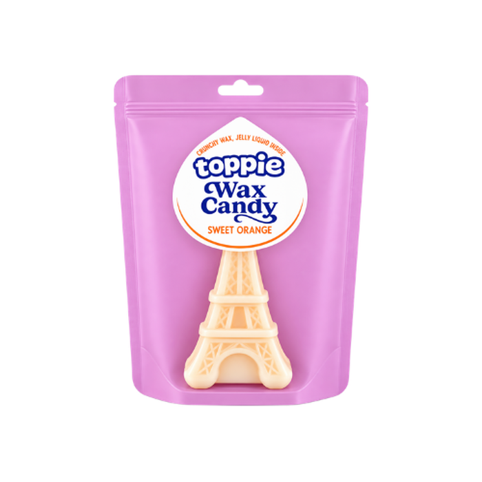 Toppie Wax Candy Eiffel Tower Sweet Orange 80 gr