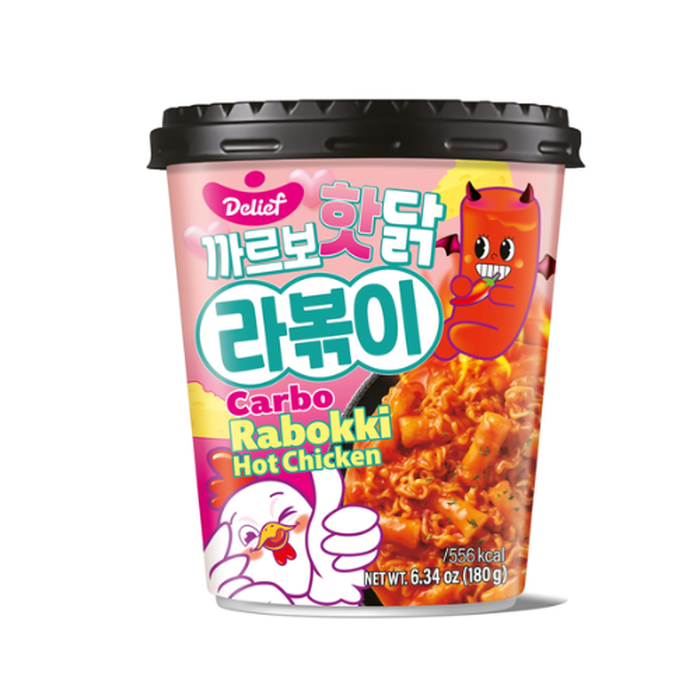 Delief Rabokki Hot Chicken Carbo 180 gr