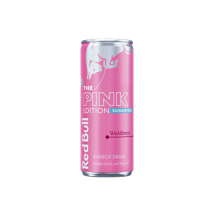 Red Bull Pink Sugarfree Raspberry 250ML
