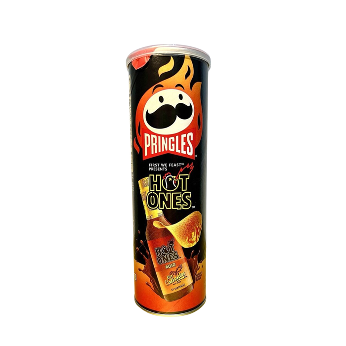 Pringles Hot Ones & Los Calientes Rojo Hot Sauce Flavor 156GR