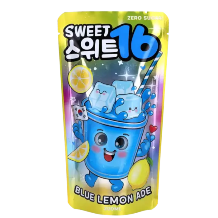 Sweet16 Blue Lemon Zero Sugar 200 ml