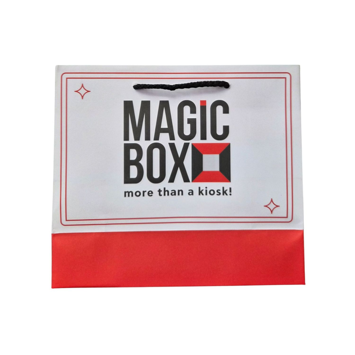 Τσάντα Δώρου Magic Box Μικρή Λευκή 24x10x21 cm