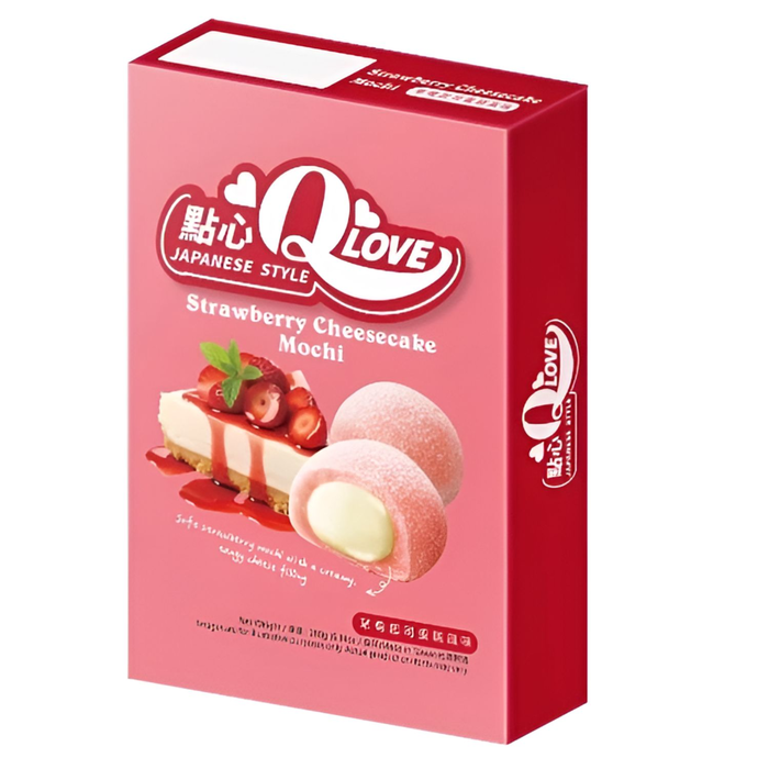 Qlove Strawberry Cheesecake Deluxe Mochi 180g