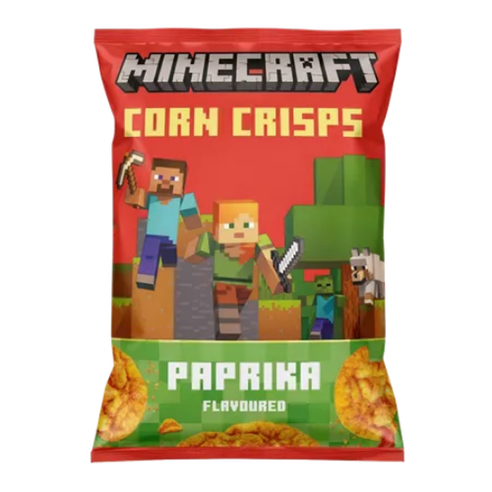 Minecraft Corn Chips Paprika 60 gr