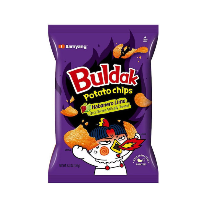 Samyang Buldak Potato Chips Habanero Chili Lime 55 gr