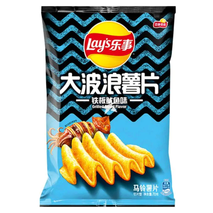 Lay's Deep Ridged Squid 70g