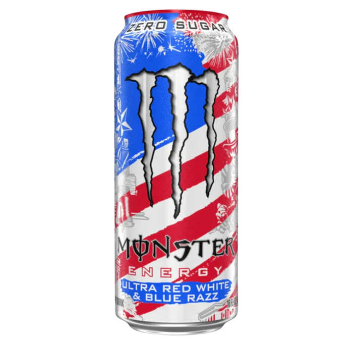 Monster Ultra Red White & Blue Razz 473 ml