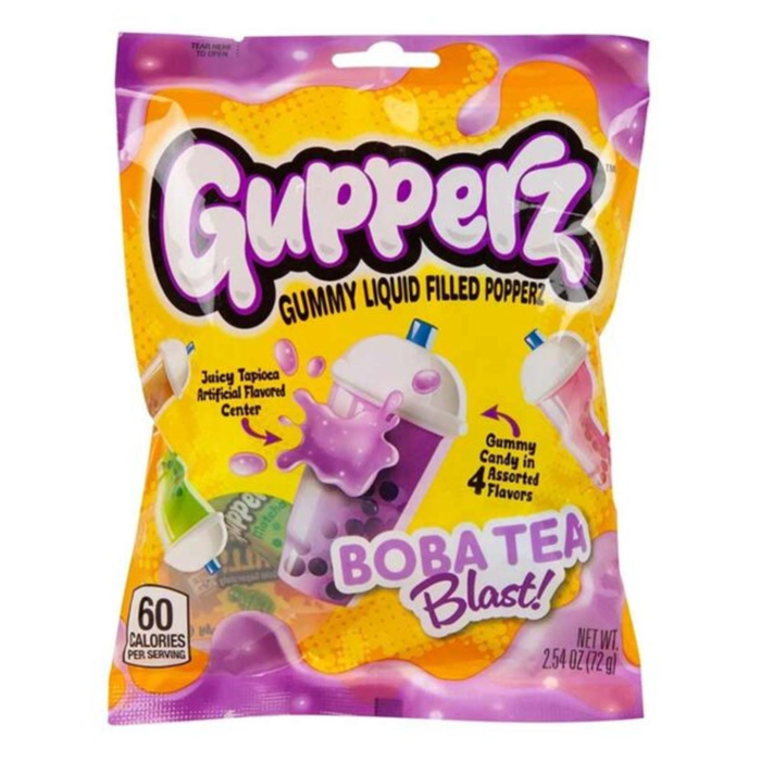 Candy Gupperz Boba Tea Blast Peg Bag 72gr