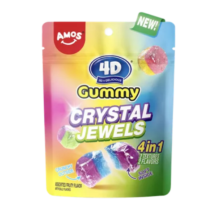 Amos 4D Gummy Crystal Jewels 65 gr